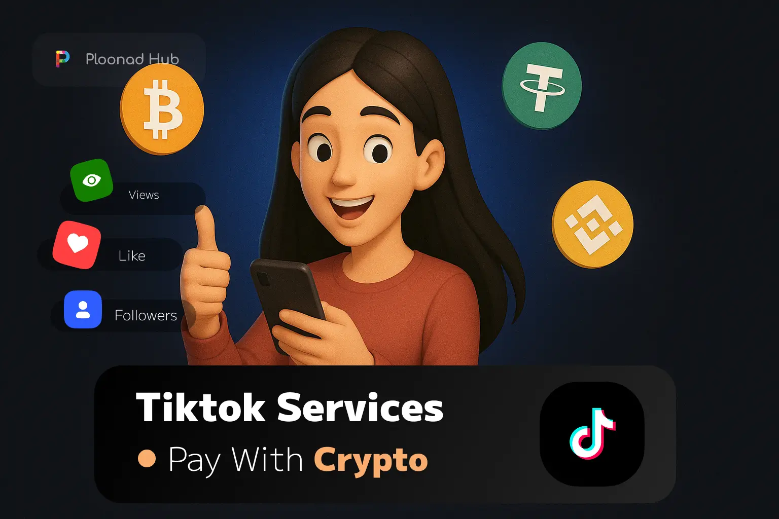 buy tiktok followers with crypto
